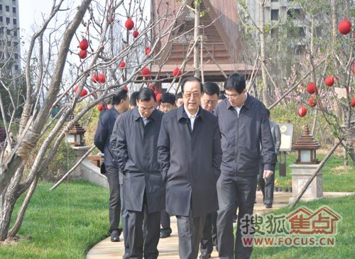 省政协原副主席徐文才视察龙之梦 并高度评价